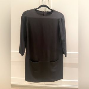 The Row black mini dress